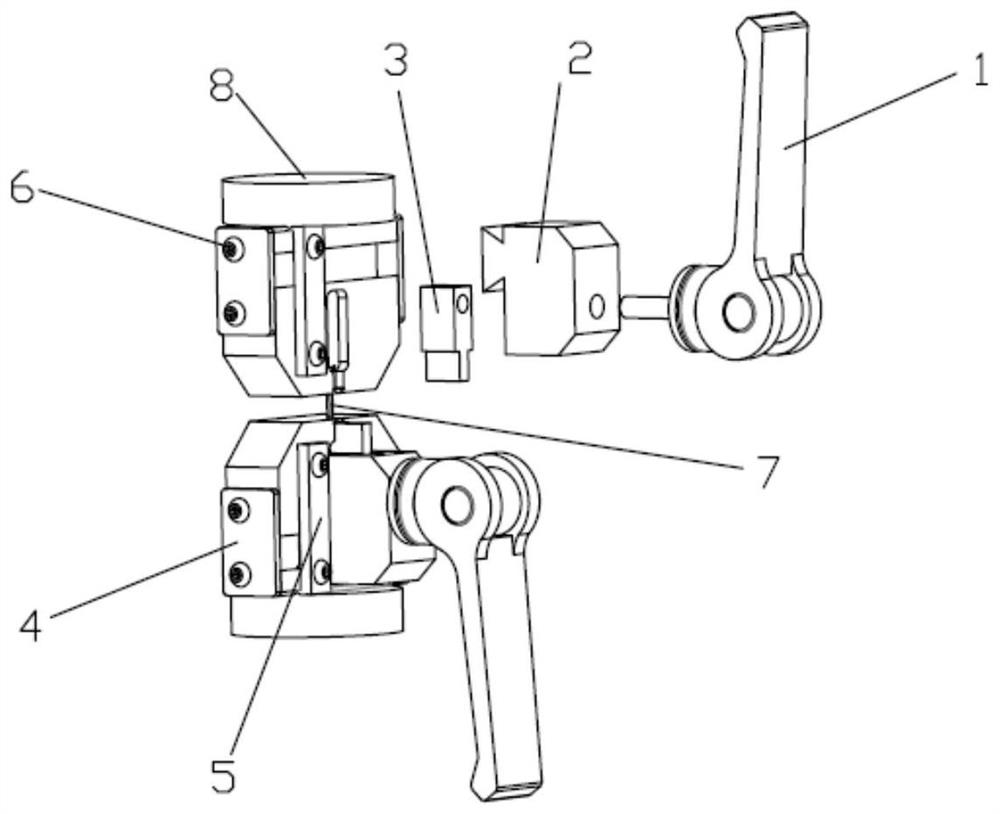 Rapid clamp suitable for closed environment