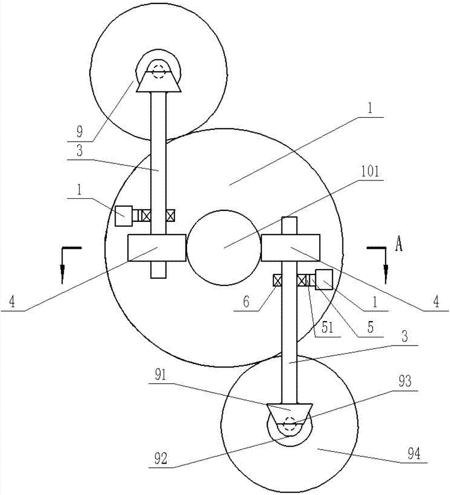 Injection molding pipe cutting device