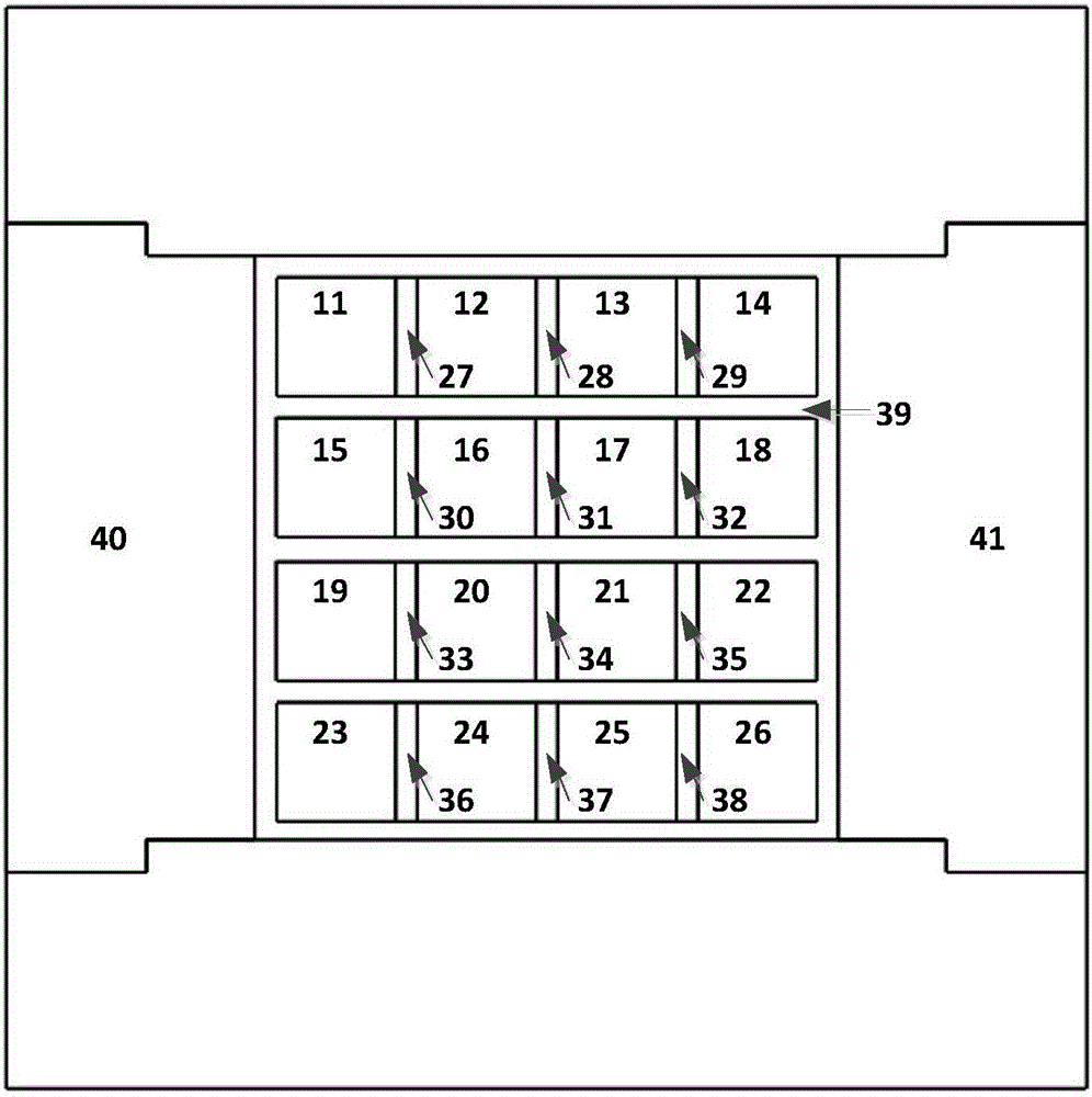 Array-type rod-shaped laser amplifier