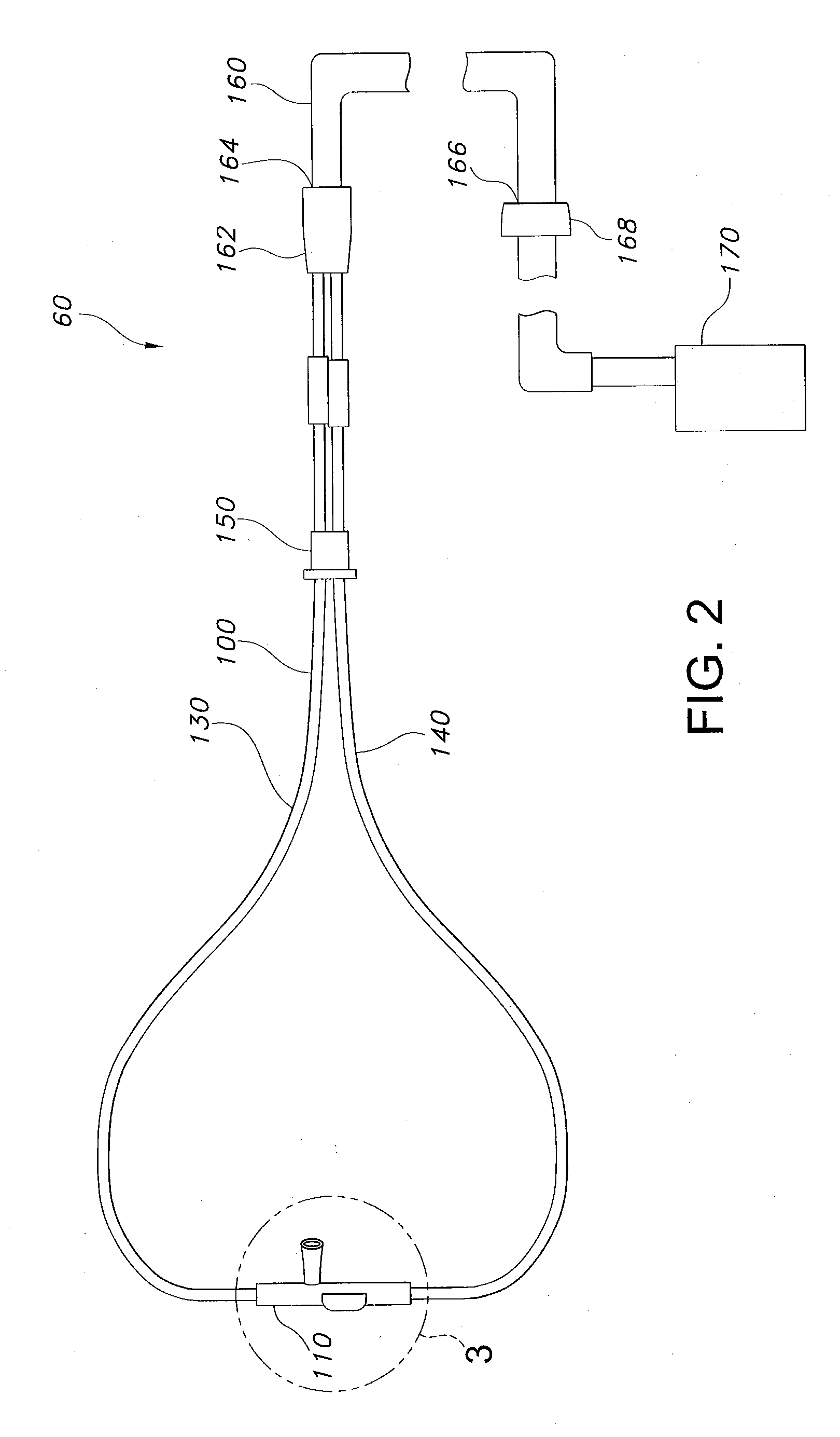 Single nasal prong nasal cannula