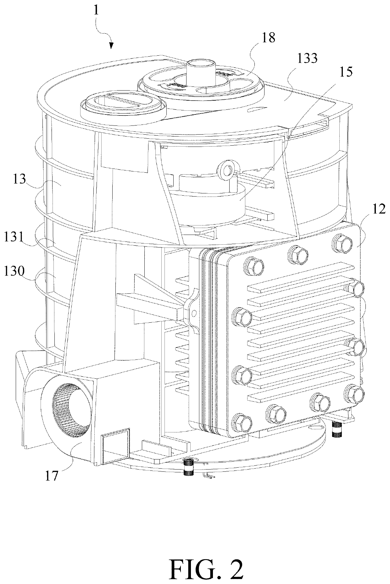 Ion-exchange membrane electrolysis device