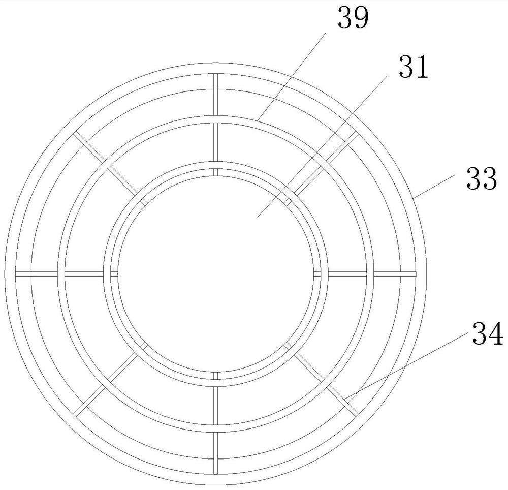 Biological prevention and control device for controlling quantity of mouse groups in eagle attracting platform nest type and prevention system