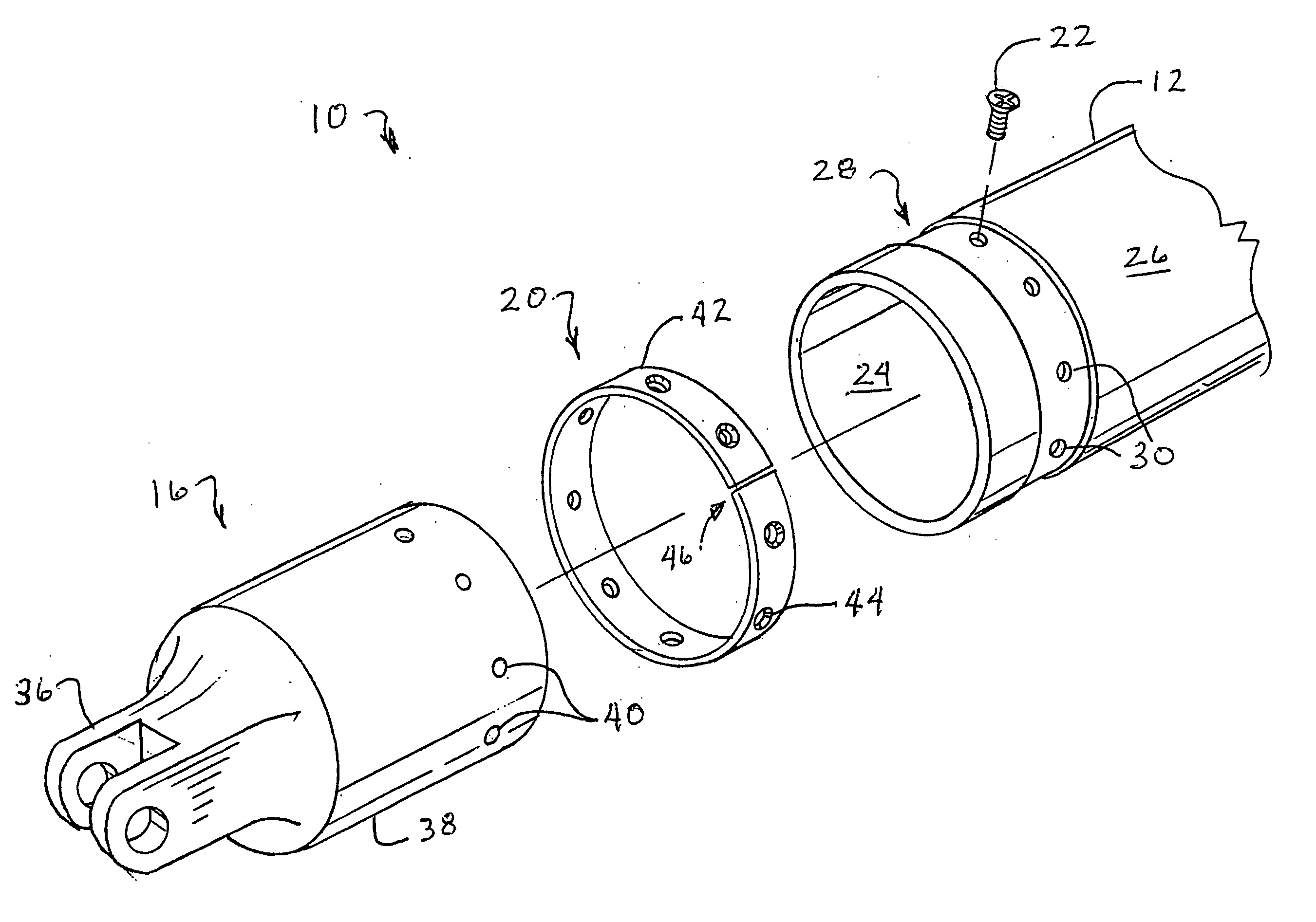 Removable end plug