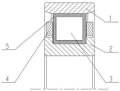 Method for assembling rolling bearing with oil