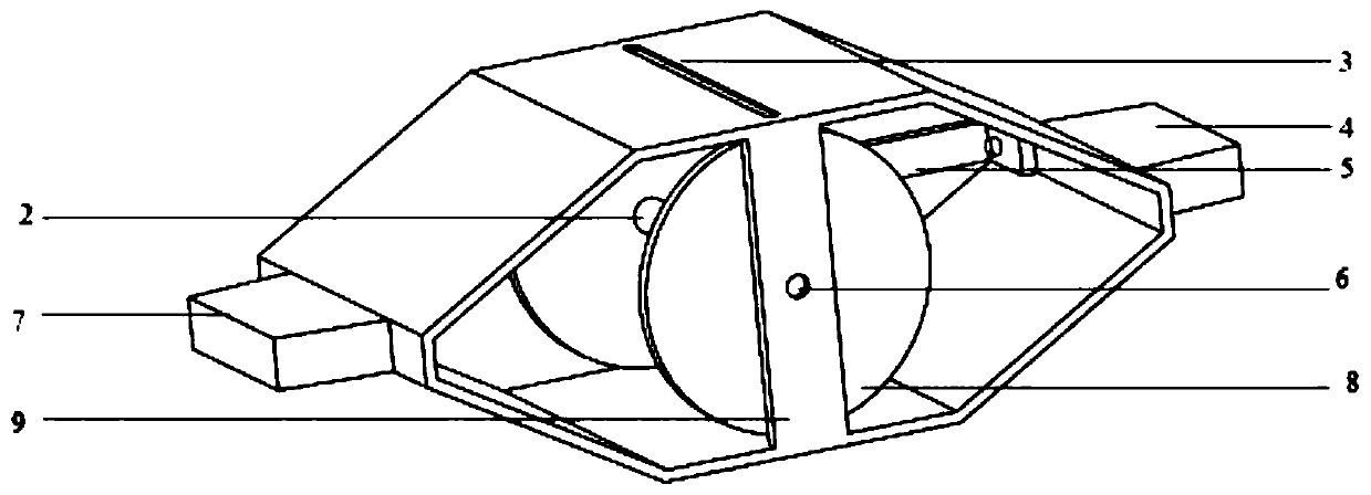 A special-shaped shuttle for weaving bundled filaments