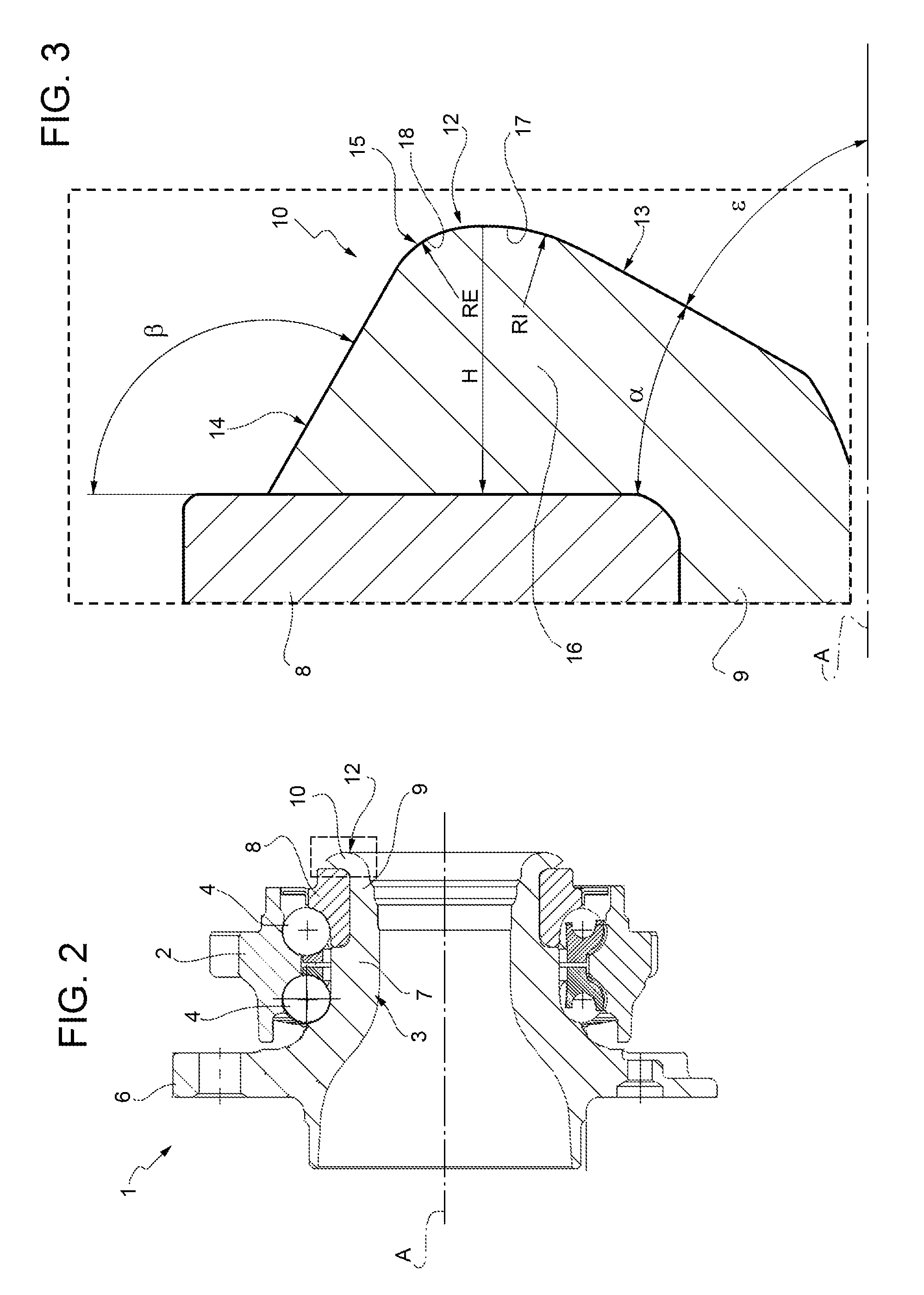 Method of forming a frontal toothing on an inner ring of a wheel hub, upset collar and wheel hub with frontal toothing thus obtained