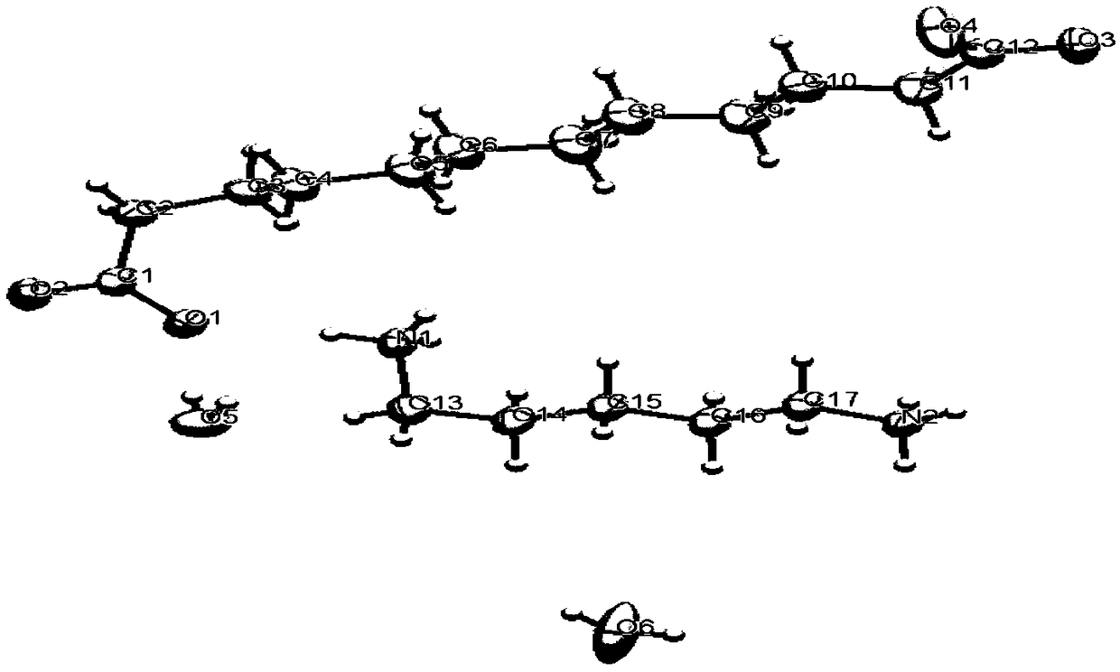 Pentanediamine dodecanedioate and crystal thereof