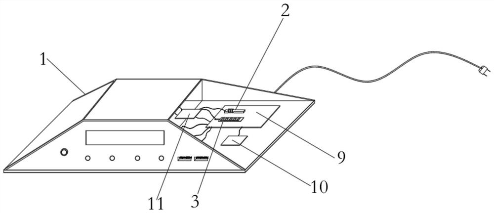 Radio frequency interference intensity detection system and method