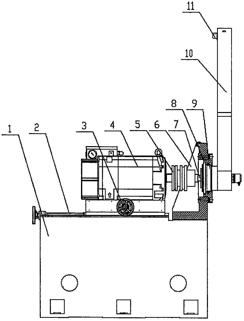 Fatigue service life testing method of precise speed reducer for robot