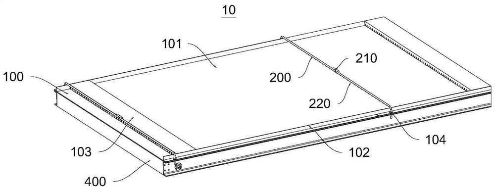 A method for preparing table formwork standard section, long formwork table and laminated plate