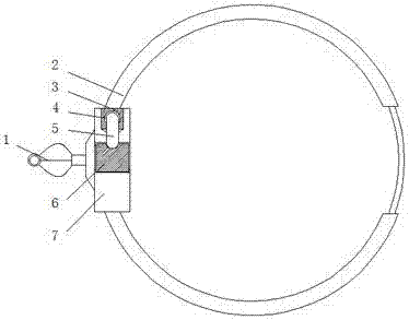 Bracelet type mechanical lock