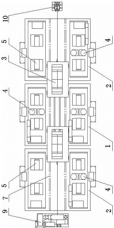 Multi-station hot mold centrifuge production system