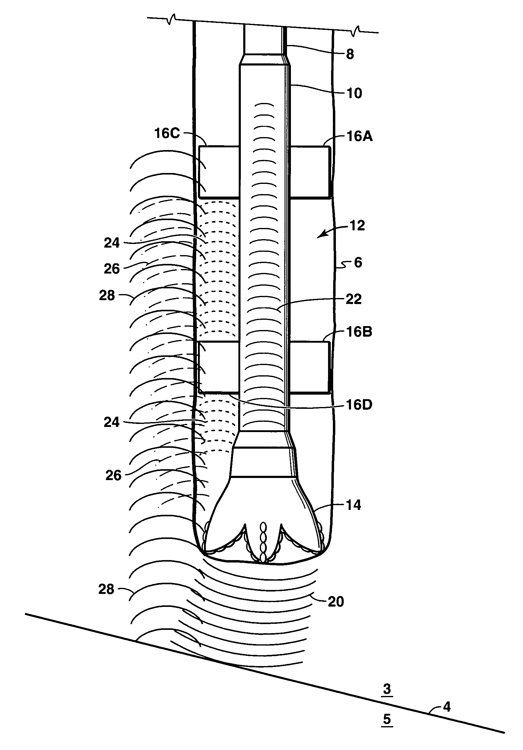 Method for borehole measurement of formation properties