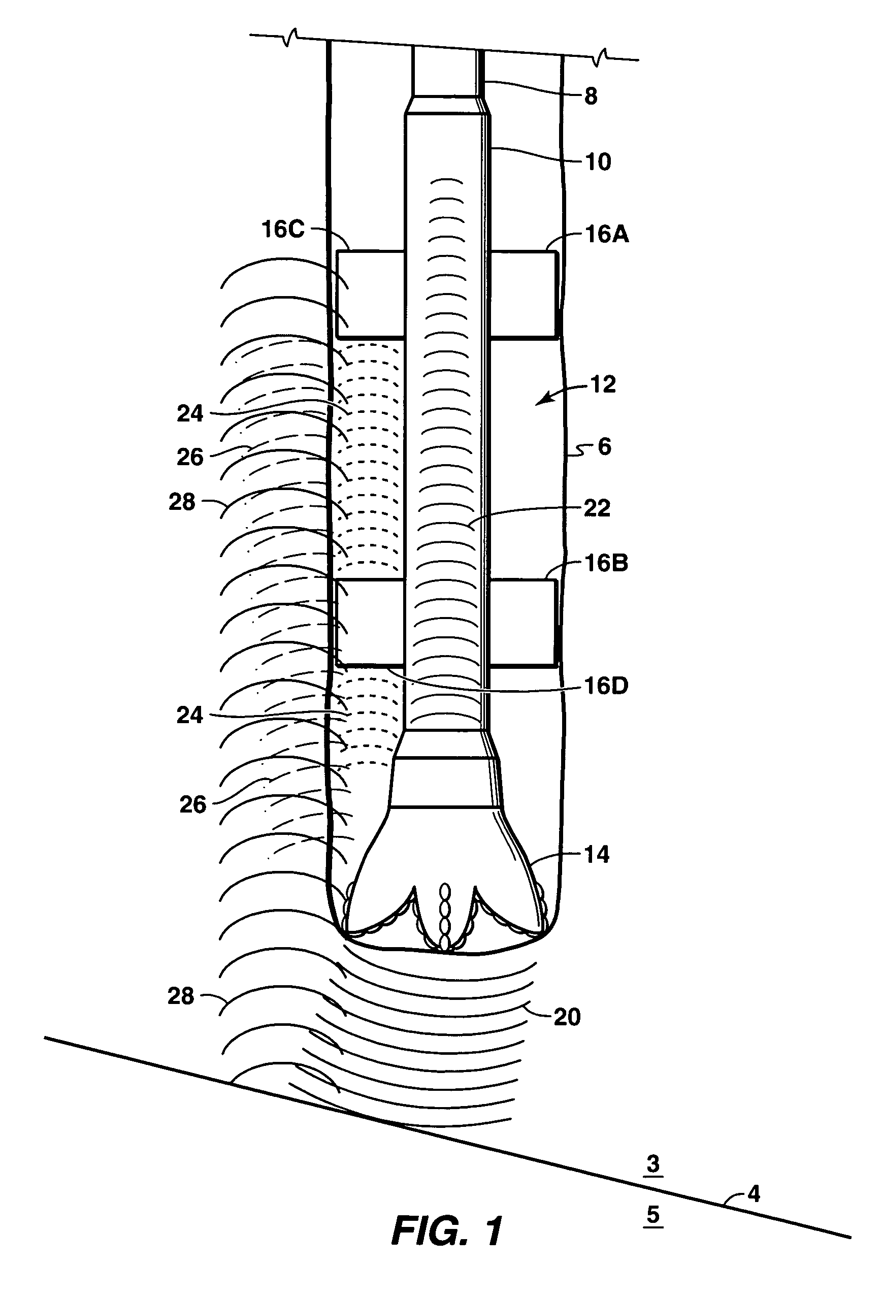 Method for borehole measurement of formation properties