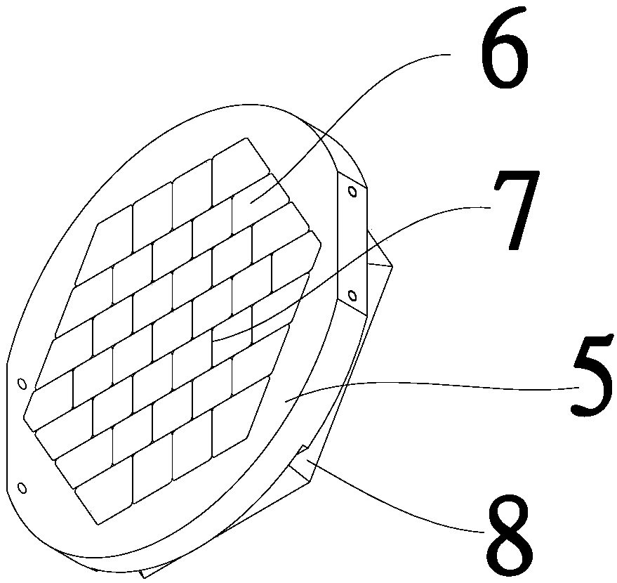 A bud-opening drug filling device