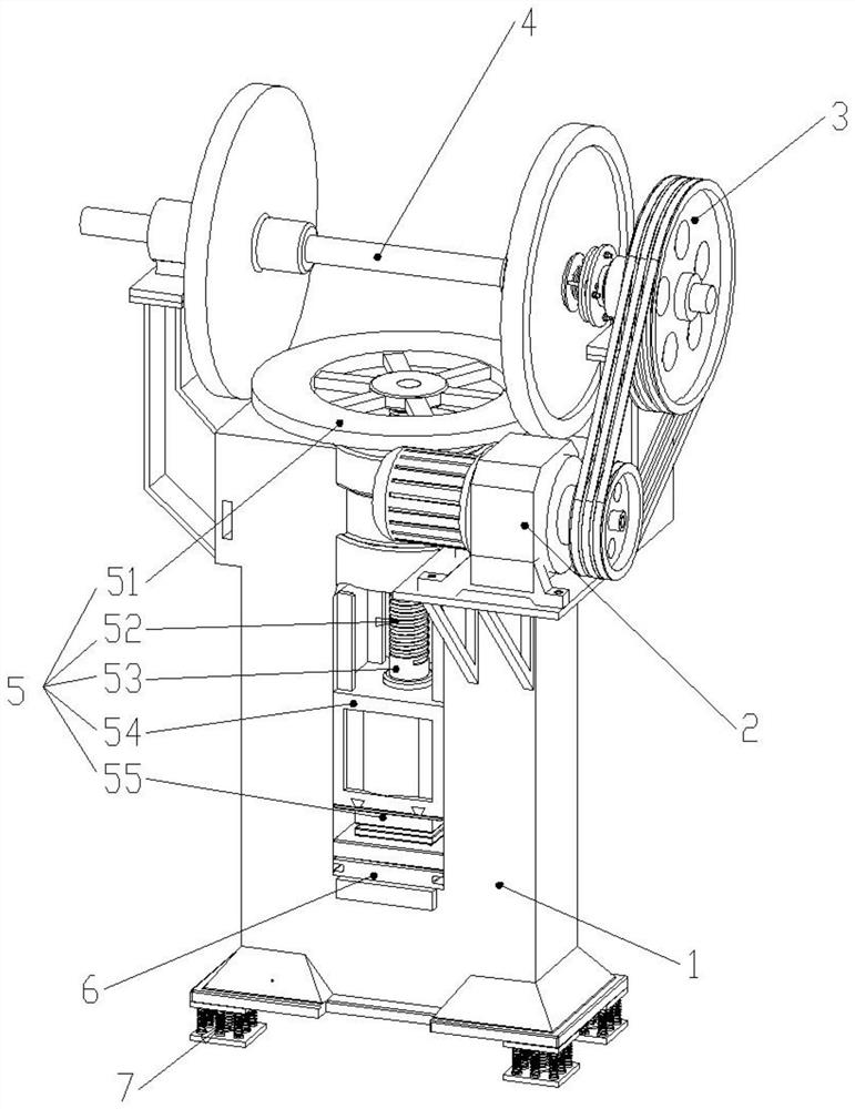 An energy-saving variable frequency double-disc friction press and its working method