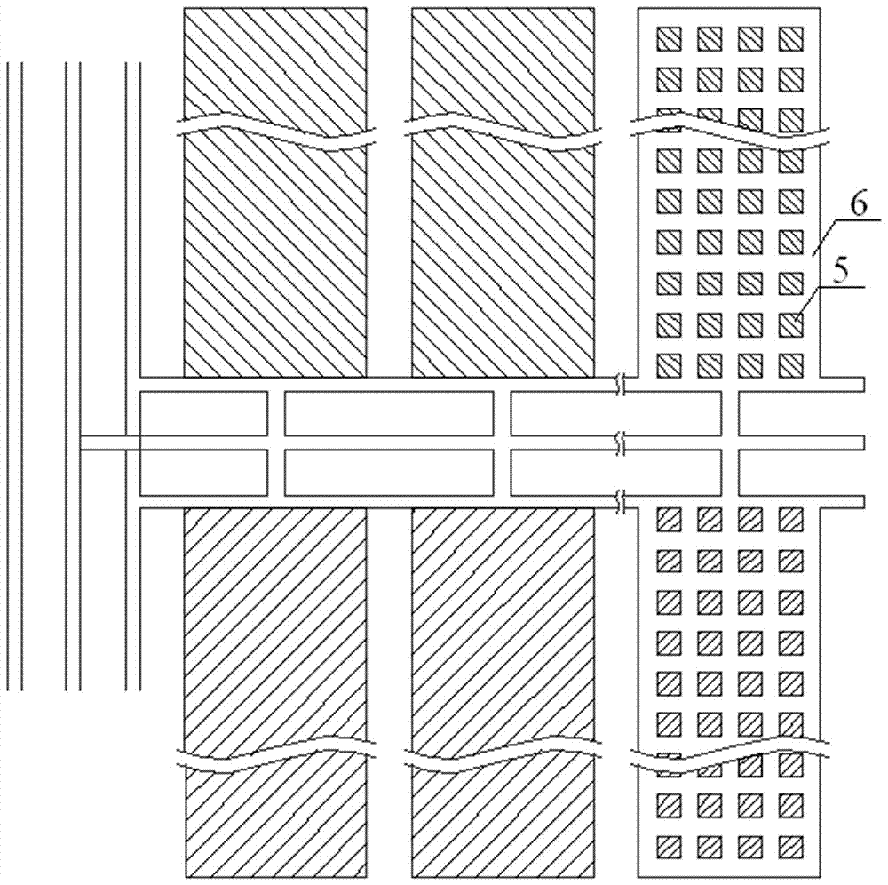 Extra-thick solid potassic salt mine mining method achieving one-time overall width mining