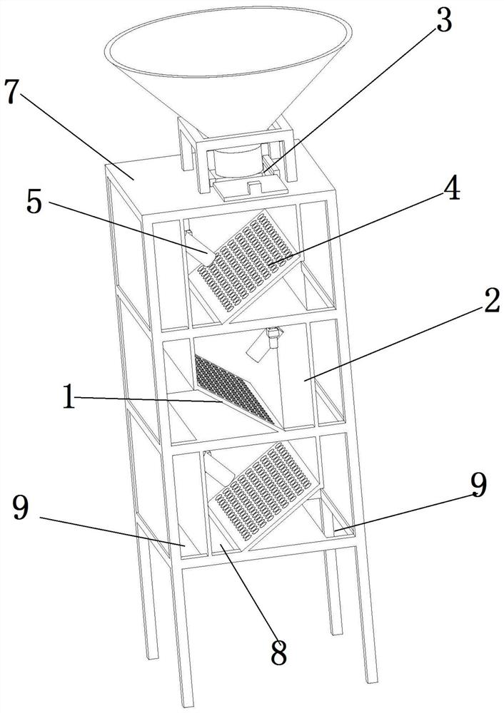 Efficient electrostatic scrap removal device and electrostatic scrap removal method for high-precision filter element