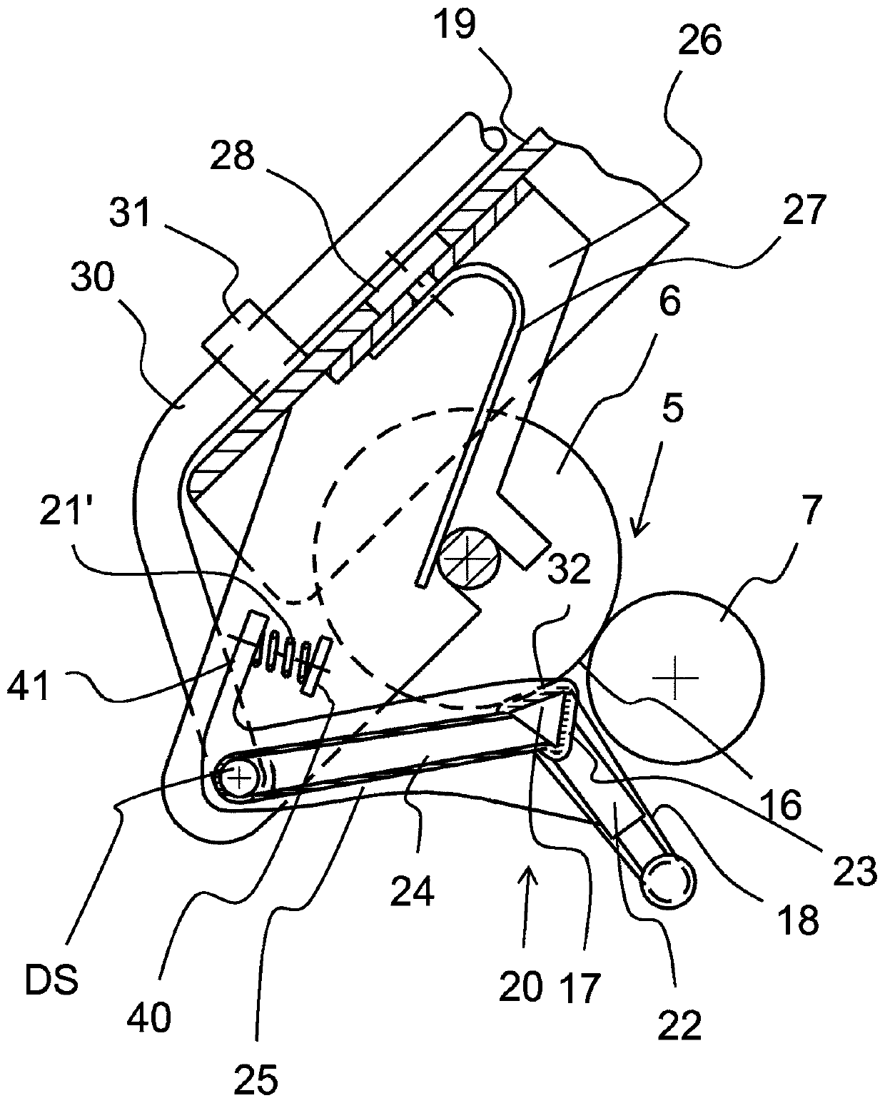 Drawing frame and compaction device for spinning machine