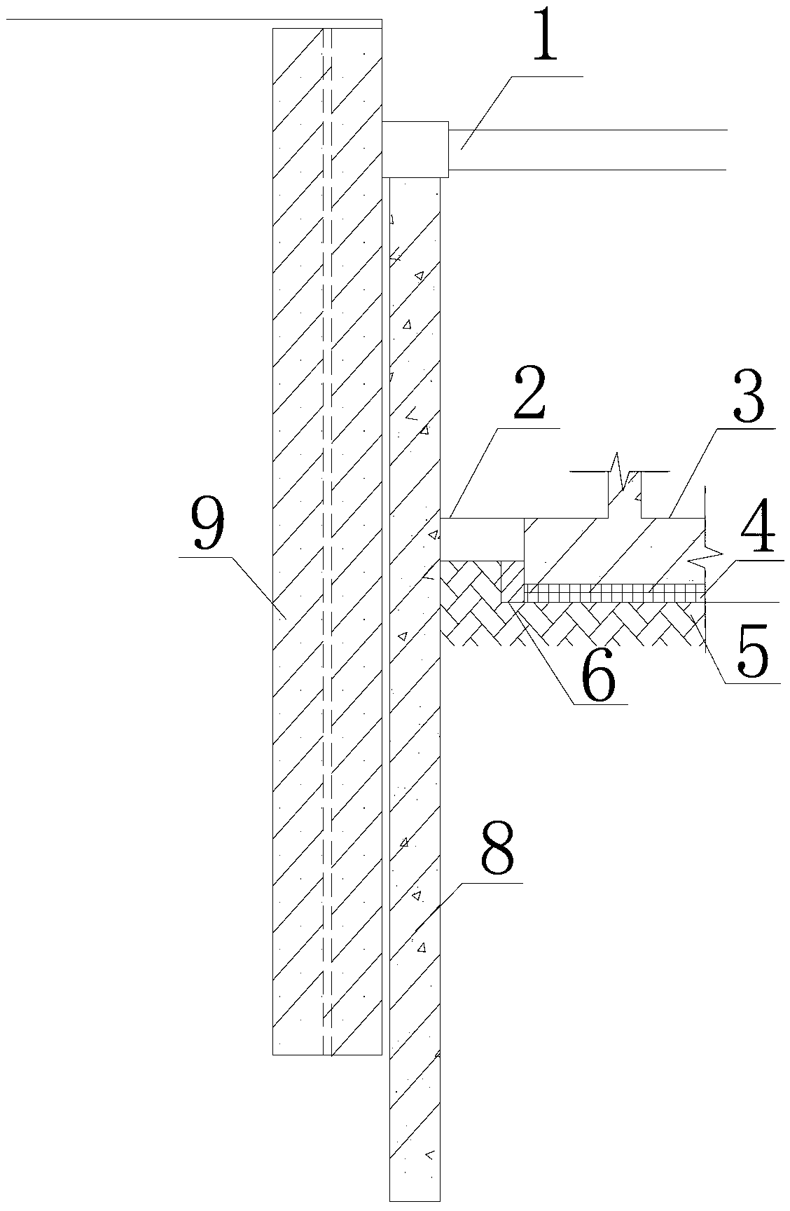 Construction method optimizing deep foundation pit changing supporting construction sequences