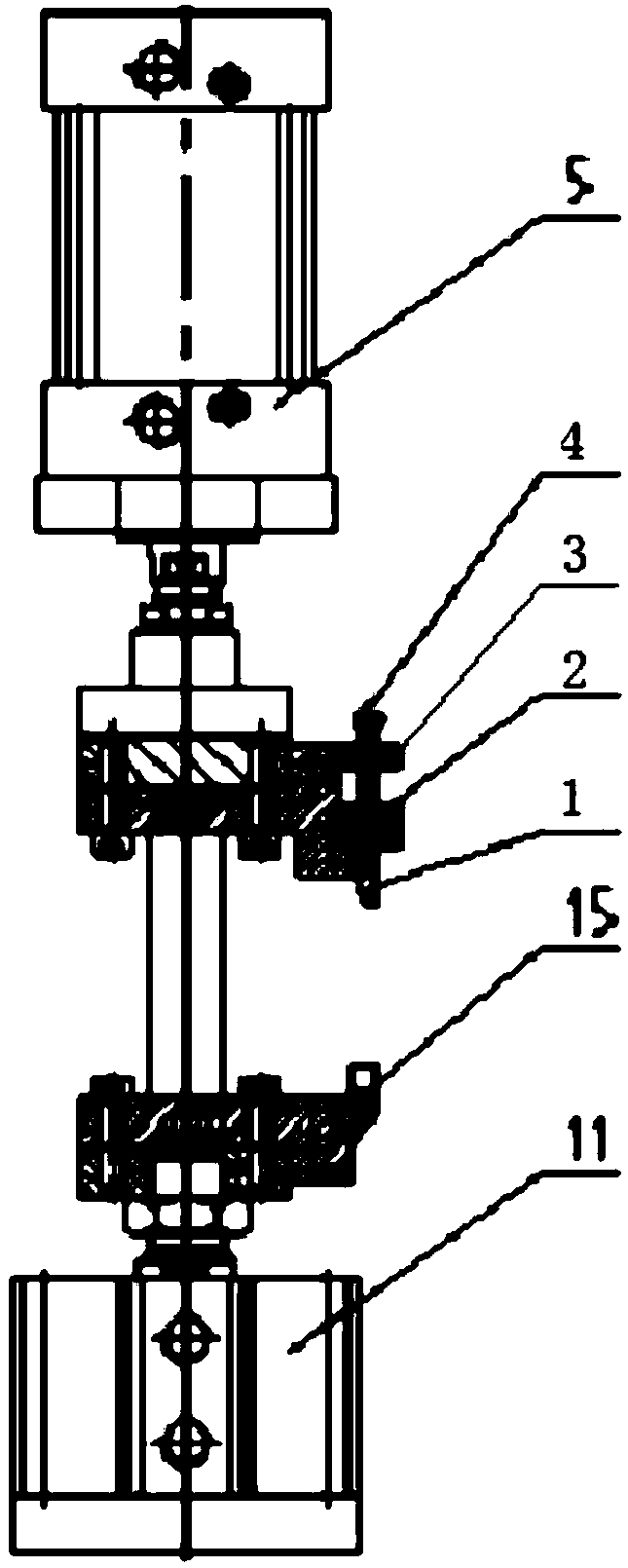 A lamp leg guide wire riveting device and a riveting method thereof