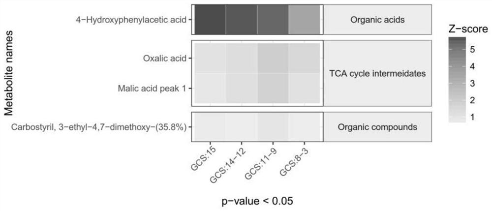 Application of 4-hydroxyphenylacetic acid as marker in preparation of diagnostic kit for sepsis encephalopathy