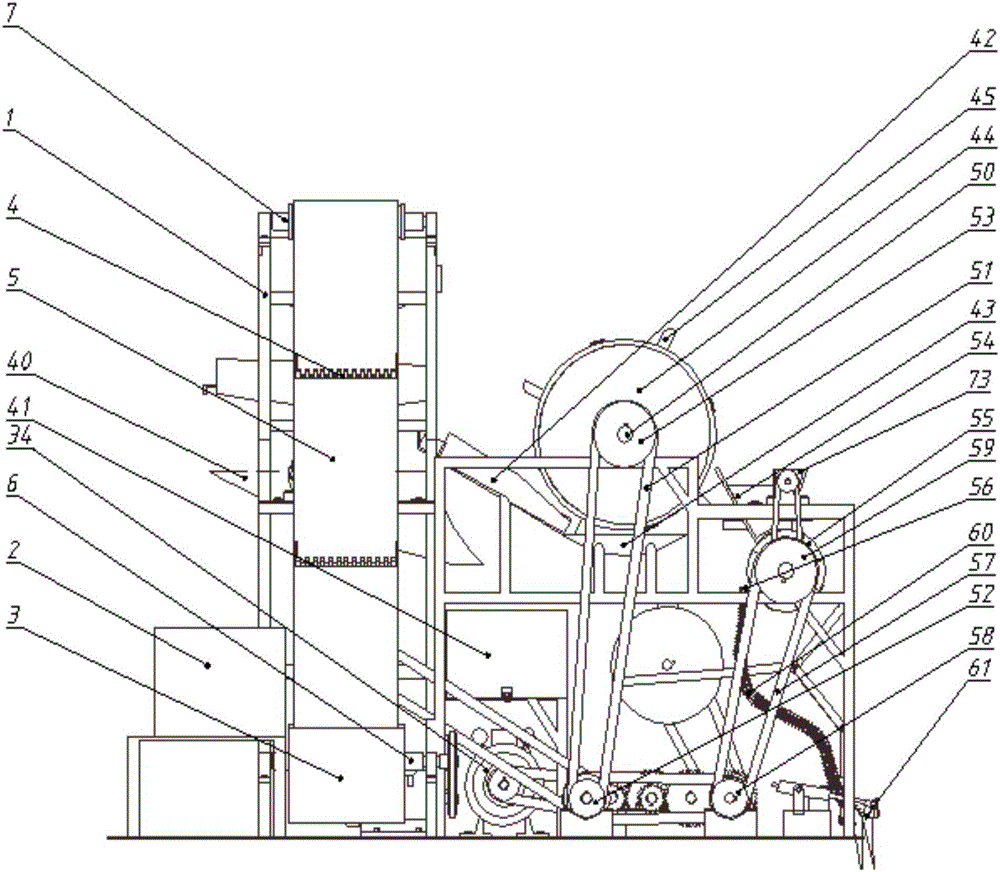 Garlic inserting machine based on intermittent automatic seeding, grading, arrangement, and righting