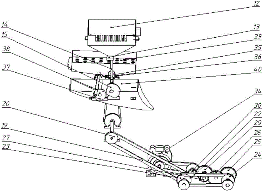 Garlic inserting machine based on intermittent automatic seeding, grading, arrangement, and righting