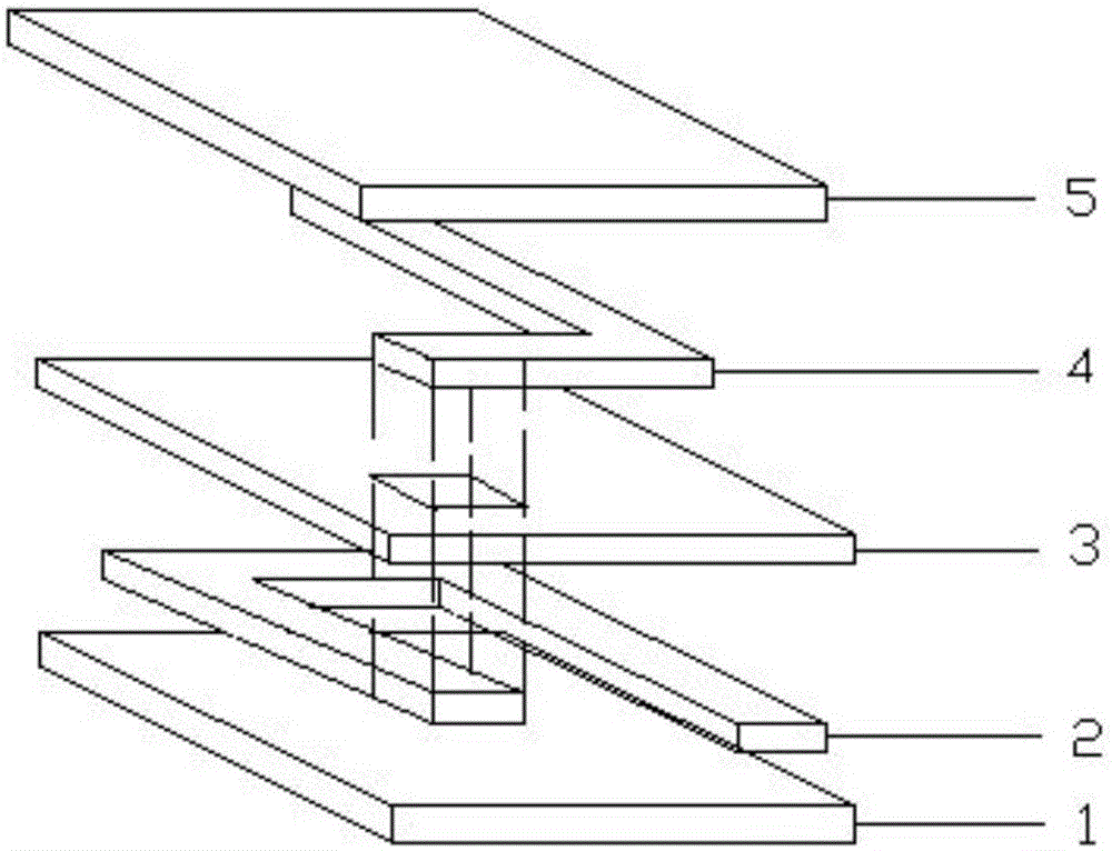 Ferrite slurry used for wet process stacked inductor printing and manufacturing method thereof