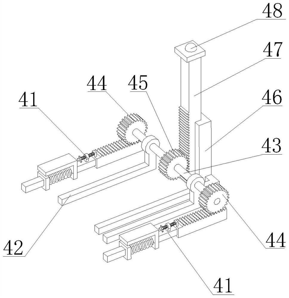 A mirror grinding device for stainless steel square tube with multiple sizes