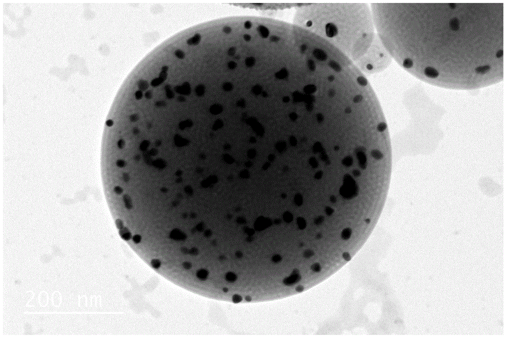 Method for preparing silicon oxide/gold microsphere with surface enhanced Raman scattering effect and application thereof