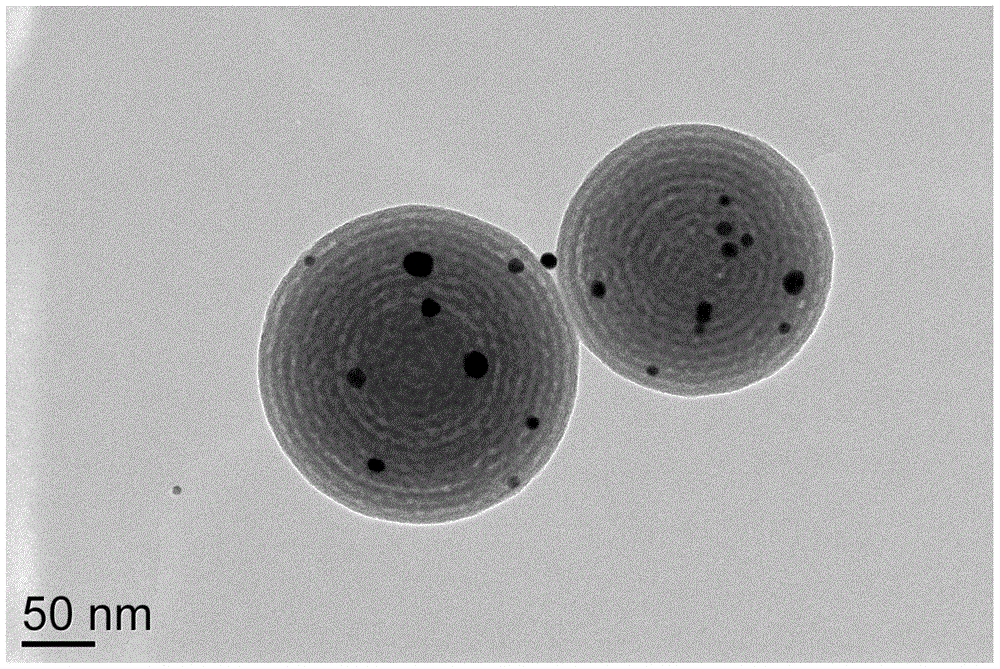 Method for preparing silicon oxide/gold microsphere with surface enhanced Raman scattering effect and application thereof