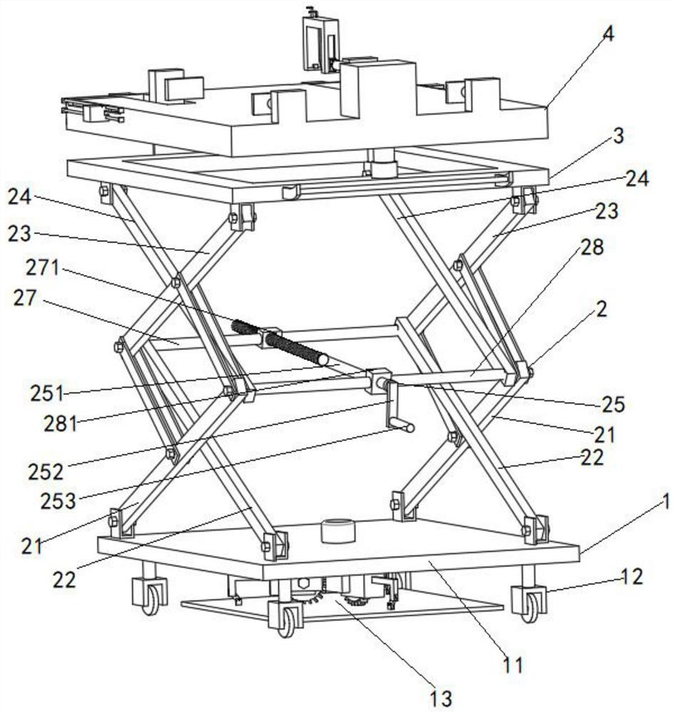 Vehicle-mounted portable tire auxiliary carrying device