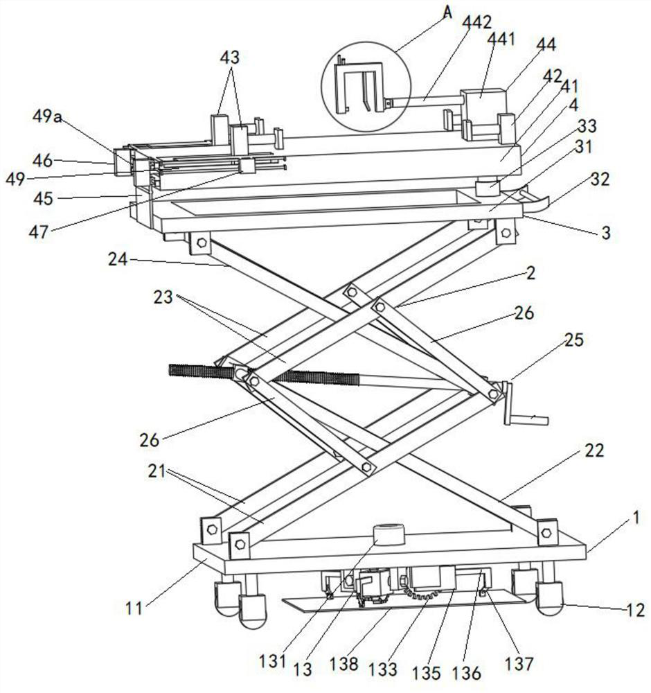 Vehicle-mounted portable tire auxiliary carrying device