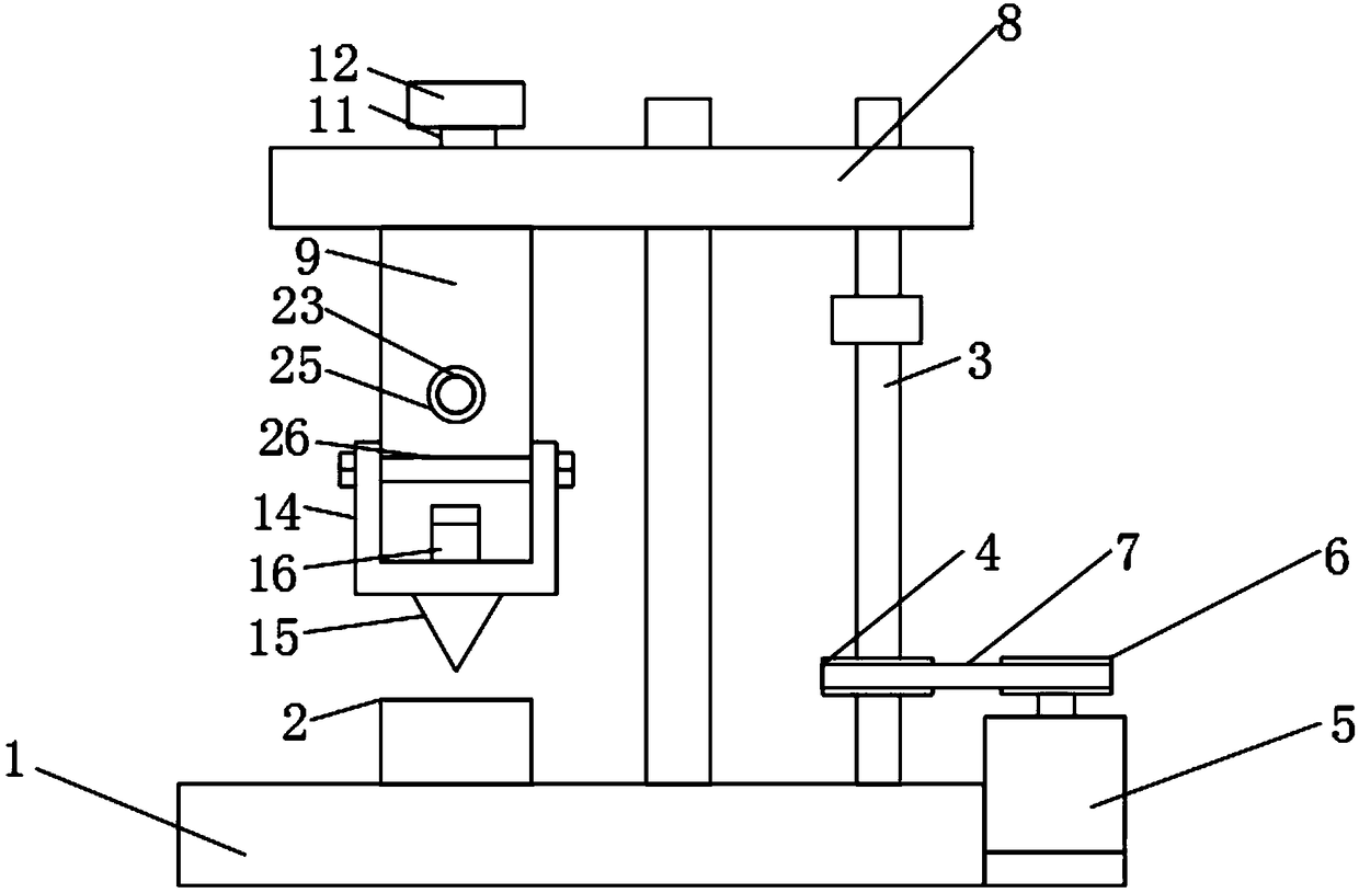 Bending machine with adjustable feeding depth