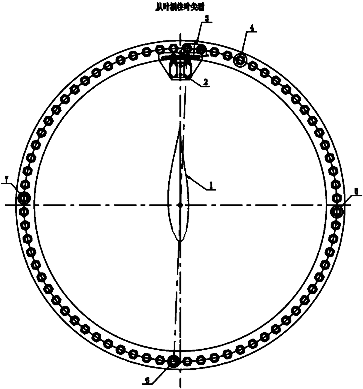 Wind generating set blade load monitoring method and device