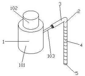 Gastrointestinal decompression device for digestive system department