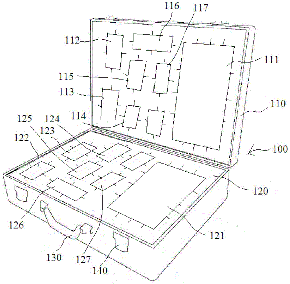 Portable multifunctional environment-friendly drinking water testing box