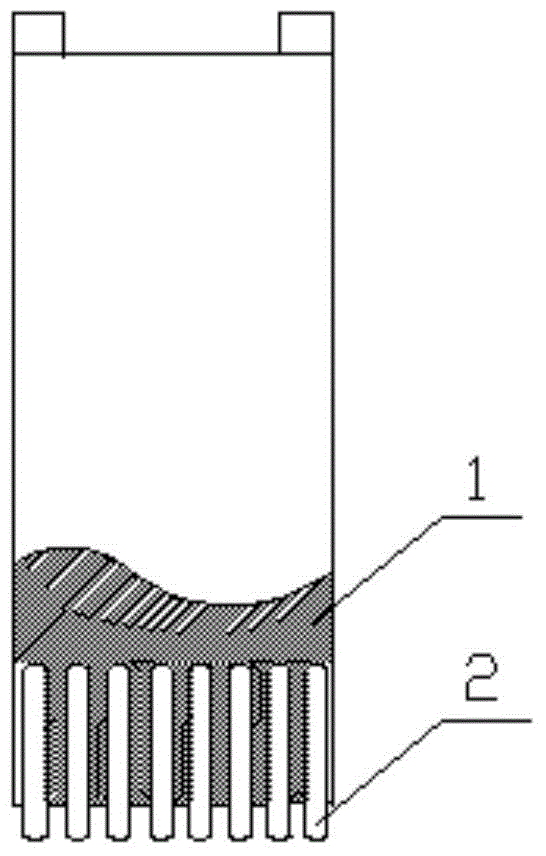 Excavator bucket tooth and preparation process of excavator bucket teeth