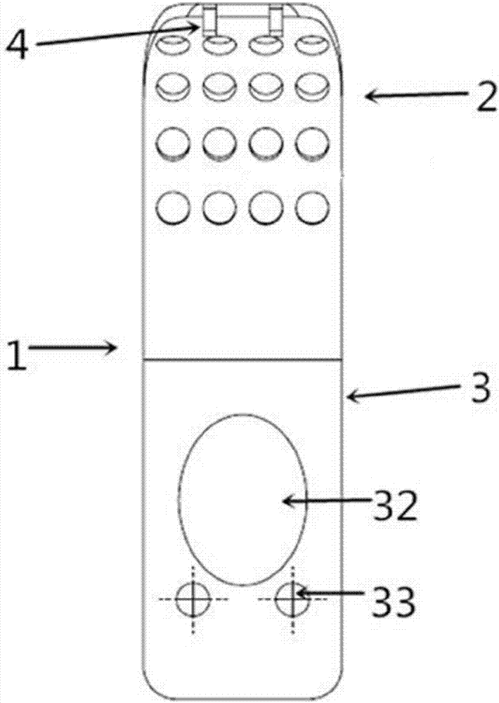 Intertrochanteric fracture outer side wall steel plate fixing device