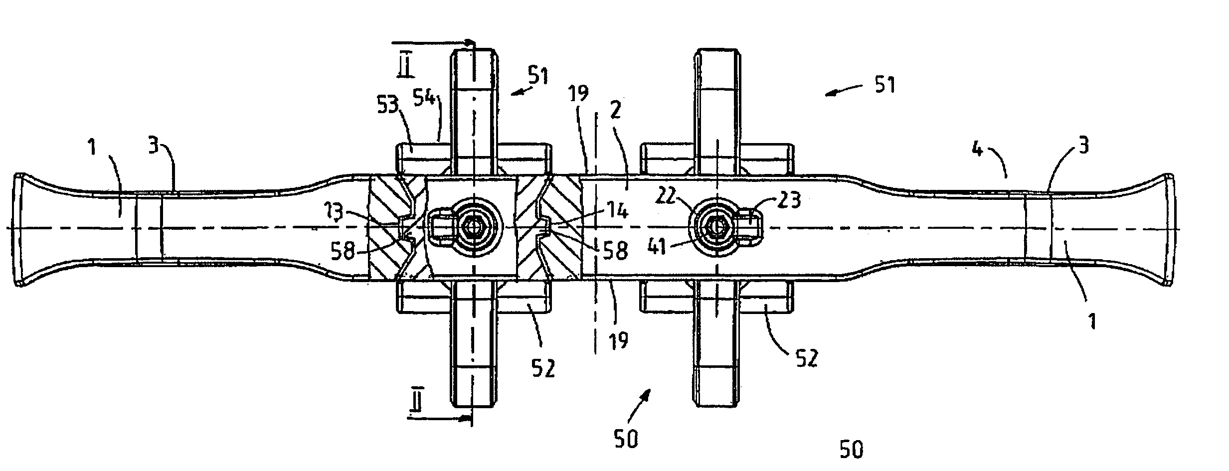 Scrapers for link chains of scraper chain conveyors and scraper-securing element thereof