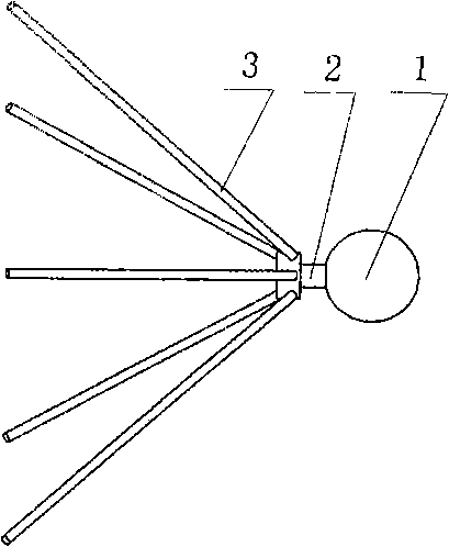 Blocking ball device for horizontal well core drill