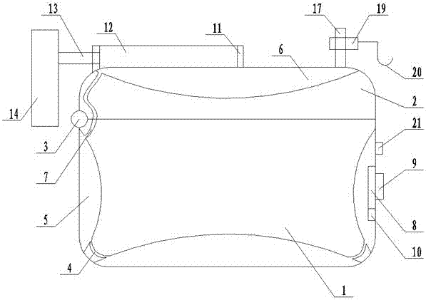 Multifunctional trunk structure for electric power vehicle