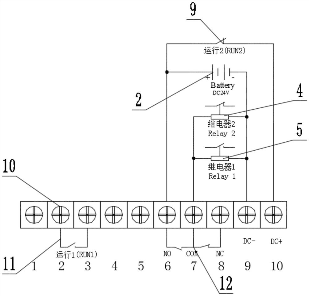 Engine lubricating oil circulation control system for engine of motor set