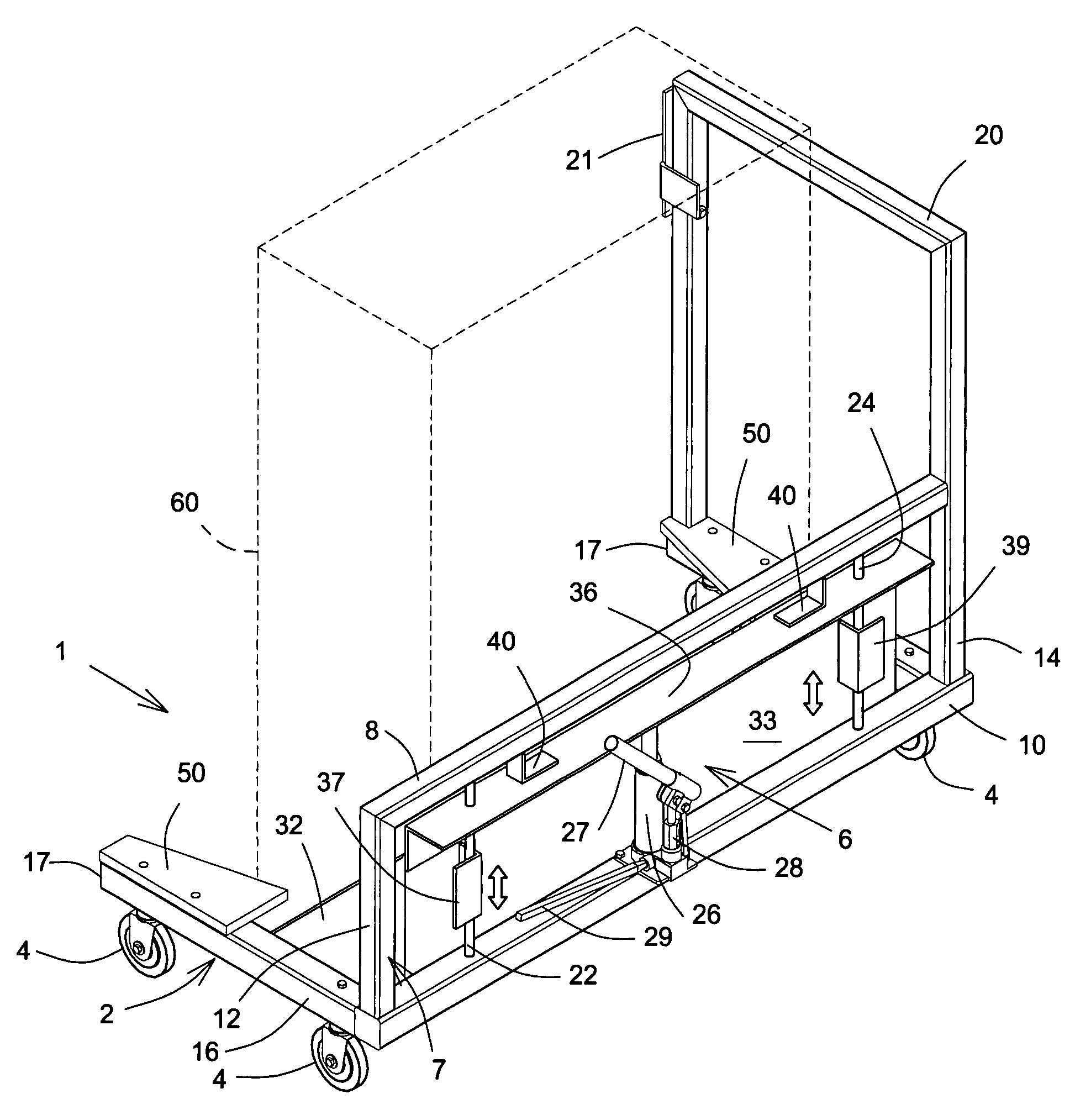 Filing cabinet dolly