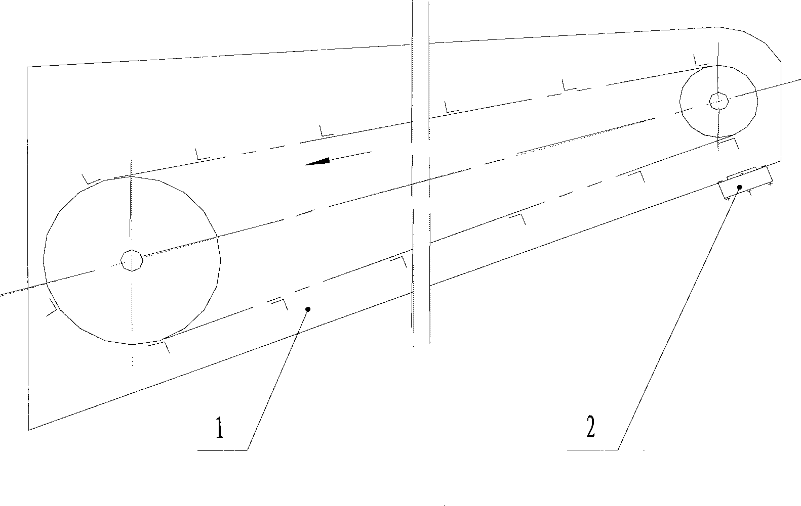 Combined harvester membrane box feed quantity testing method, device and feed quantity sensor