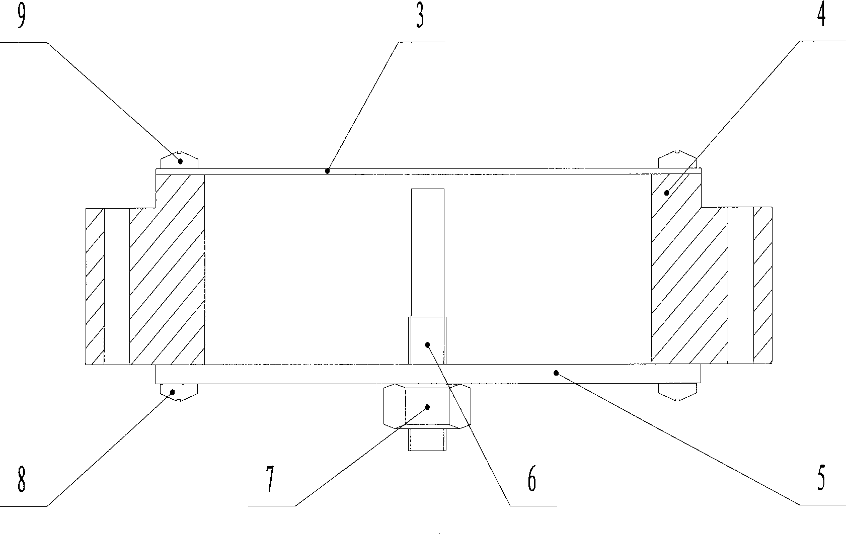 Combined harvester membrane box feed quantity testing method, device and feed quantity sensor