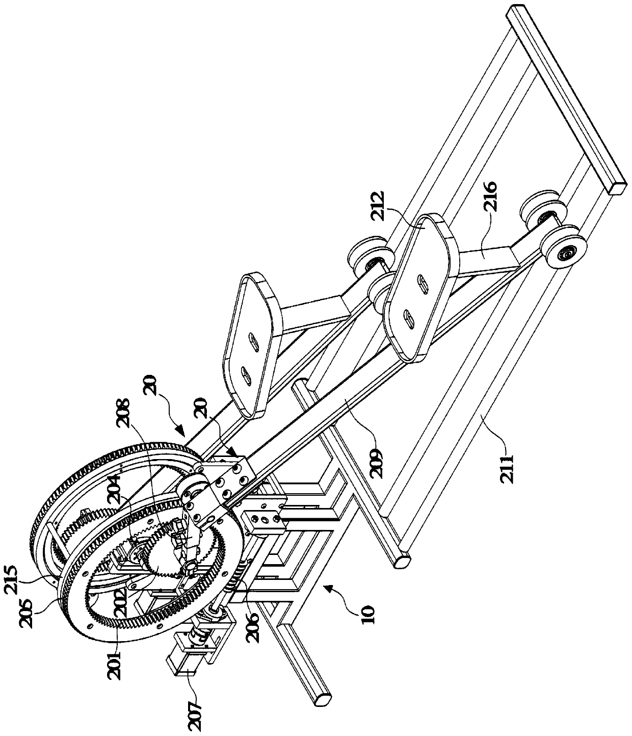 Plantar driving type gait training device