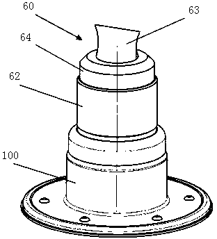 Exhaust pipe of magnetron for microwave oven