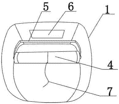 Motorcycle trunk structure